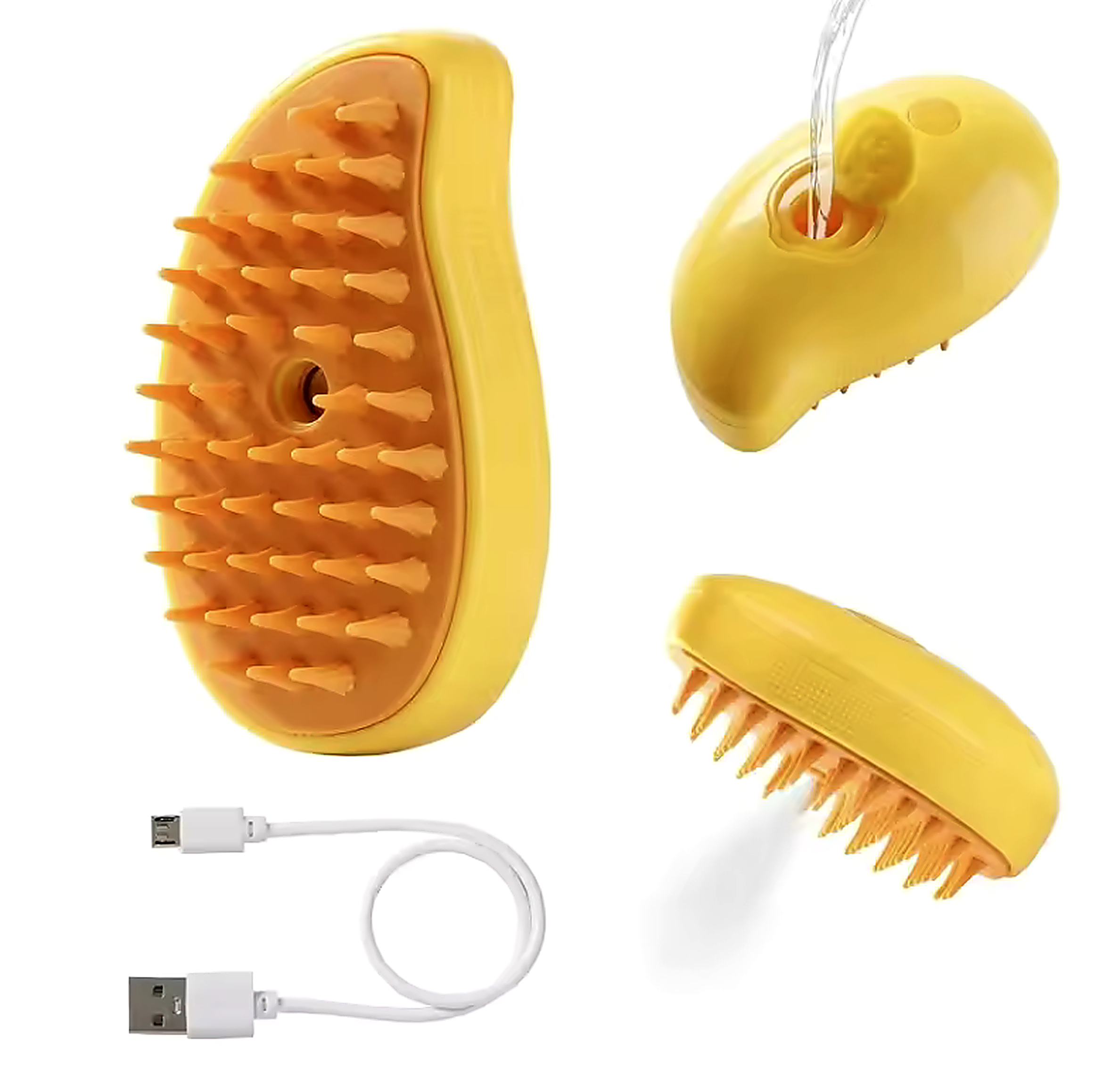 3-in-1 Steam Pet Brush - Stress-Free Grooming!